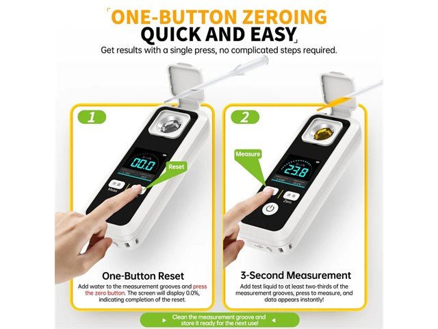 FNIRSI JBM-20 BRIX REFRACTOMETER - Environmental Test Equipment -
