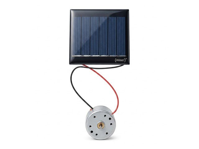 HKD 1,5 - 6V SOLAR DC MOTOR+PANEL - Motors, Motor Drivers & Controllers - 
