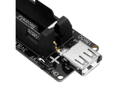 HKD 1X18650 BATT HOLD/CHRG+CABLE - ESP8266 & ESP32 Modules -