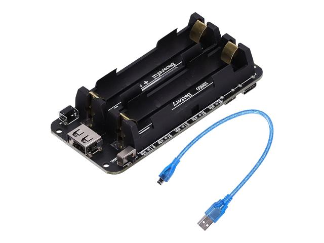 HKD 2X18650 BATT HOLD/CHRG+CABLE - Power, Battery & Solar -