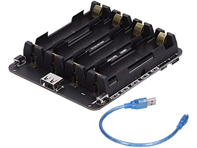 HKD 4X18650 BATT HOLD/CHRG+CABLE - Power, Battery & Solar -