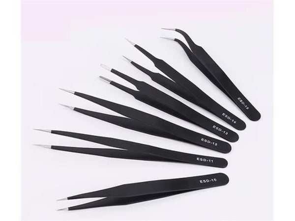 HKD ESD TWEEZER SET 6/PK - Communica [Part No: HKD ESD TWEEZER SET 6/PK]