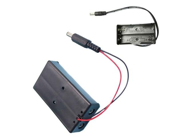 HKD LC18650 2XBATTY BOX+DC PLUG - Battery Accessories -