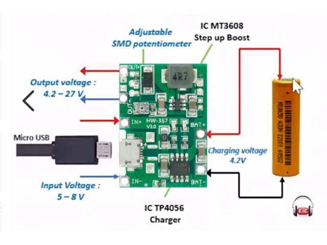 HKD LITH CHARGE/DISCHG+BOOST O/P - Power, Battery & Solar -