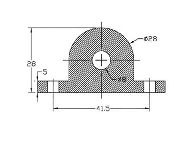 HKD PILLOW BLOCK BEARING KP08 - 3D Printer Accessories - CMU PILLOW BLOCK BEARING KP08