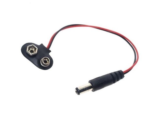 HKD PP3 BATT SNAP WITH DC PLUG - Battery Accessories - CMU PP3 BATT SNAP WITH DC PLUG