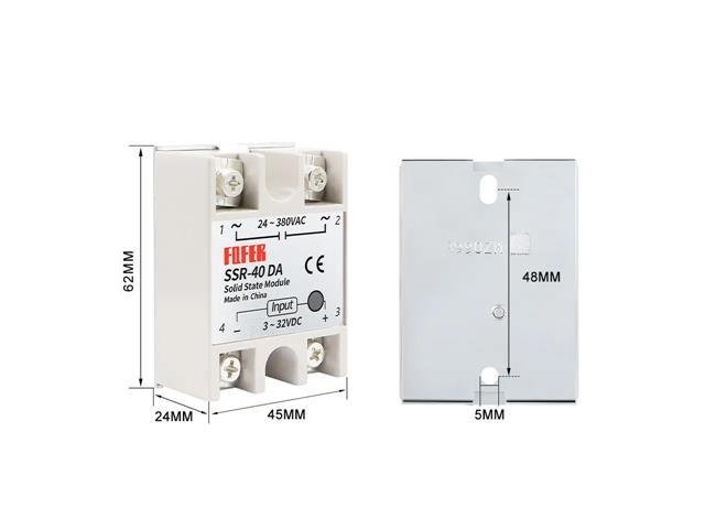 HKD SOLID STAT RELAY 3 - 32VDC 40A - Relays - CMU SOLID STAT RELAY 3-32VDC 40A