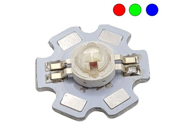 HKD STAR POWR LED RGB 3W 3,5V - LED Lamps -
