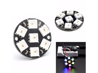 HKD WS2812 NEOPIXEL RING-7 LED - LED Displays -