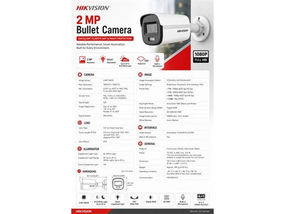 HKV DS-2CE10DF0T-LFS (2,8MM) - CCTV Products & Accessories - 6931847198534