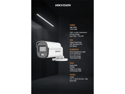 HKV DS-2CE10DF0T-LPFS (2,8MM) - CCTV Products & Accessories - 6941264039679