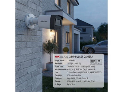 HKV DS-2CE16D0T-EXIPF (2,8MM) - CCTV Products & Accessories - 6931847155858