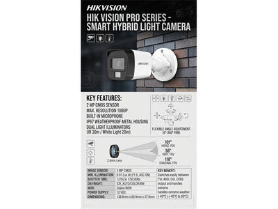 HKV DS-2CE16D0T-LFS (3.6MM) - CCTV Products & Accessories - 6931847187613