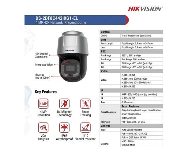 HKV DS-2DF8C442IXG1-EL - CCTV Products & Accessories - 6942160492049
