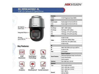 HKV DS-2DF8C442IXG1-EL - CCTV Products & Accessories - 6942160492049