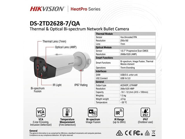 HKV DS-2TD2628-7/QA - CCTV Products & Accessories - 6931847136550