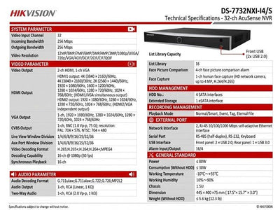 HKV DS-7732NXI-I4/S - CCTV Products & Accessories - 6941264054269