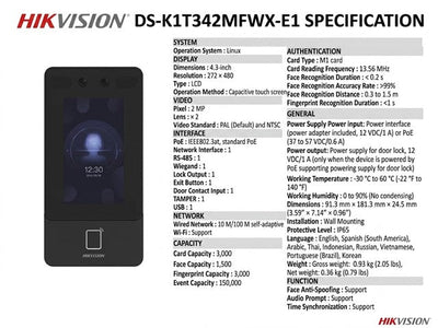 HKV DS-K1T342MFWX-E1 - Access Automation - 69421604397748