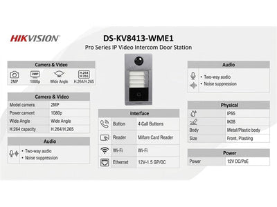 HKV DS-KV8413-WME1 - Access Automation - 6931847110925