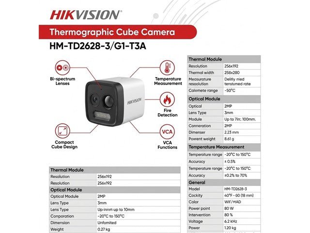 HKV HM-TD2628-3/G1-T3A - CCTV Products & Accessories - 6974004647766