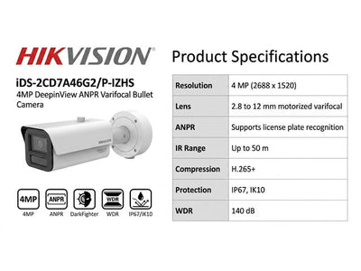 HKV IDS-2CD7A46G2/P-IZHS2.8-12MM - CCTV Products & Accessories - 6941265917415