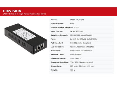 HKV LAS60-57CN-RJ45 - CCTV Products & Accessories - 6954273645755