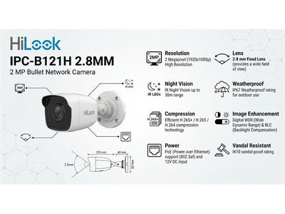 HLK IPC-B121H 2.8MM - CCTV Products & Accessories - 6941264098003