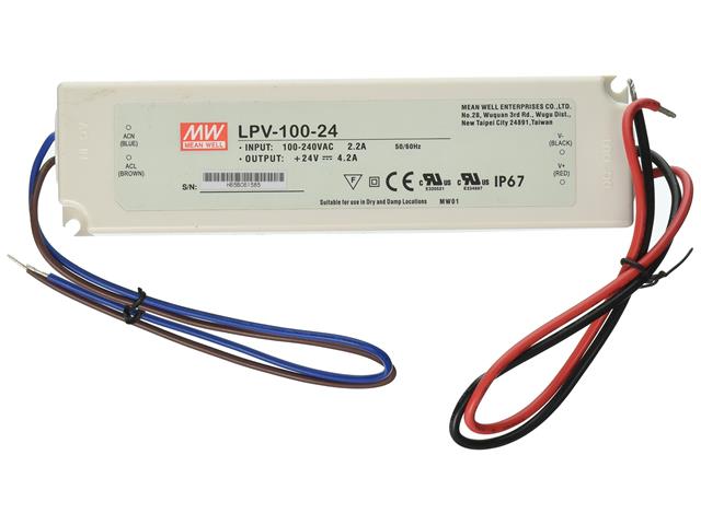 LPV - 100 - 24 - LED Controllers, Dimmers, Drivers, ect - 4711287455785