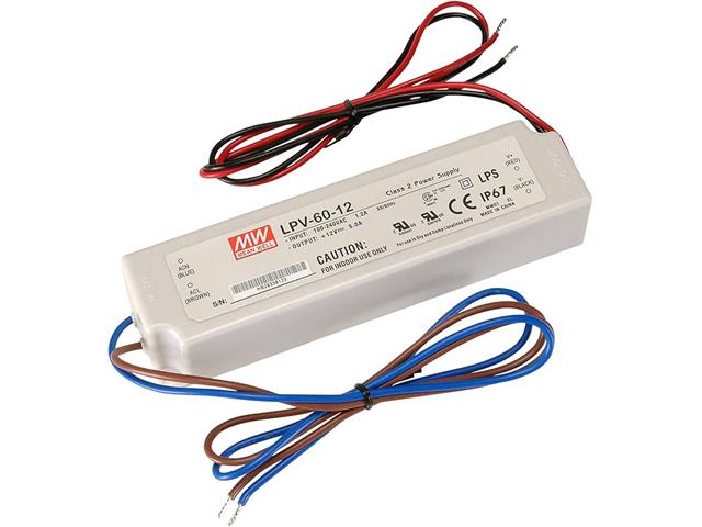 LPV - 60 - 12 - LED Controllers, Dimmers, Drivers, ect - 4711287455709