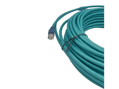 M12 - M08X - T/RJ45 - T - 3.0 - PUR - CAT.6A - Industrial Leads -