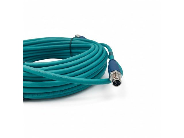 M12 - M08X - T/RJ45 - T20. - PUR - CAT.6A - Industrial Leads -