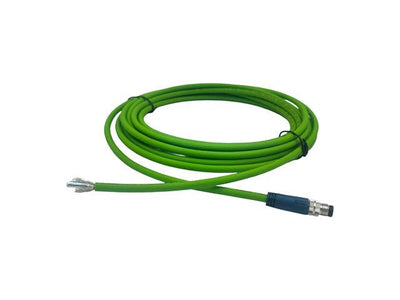 M8 - M04 - T - 5.0 - PUR - ETHERCAT - Actuator/Sensor Cable -