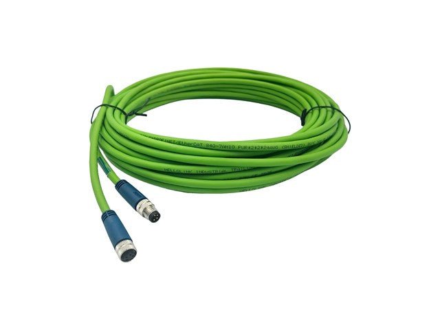 M8 - M04 - T/F04 - T - 10.0 - PUR - ETHERCAT - Actuator/Sensor Cable -