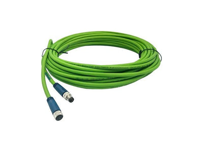 M8 - M04 - T/F04 - T - 10.0 - PUR - ETHERCAT - Actuator/Sensor Cable -
