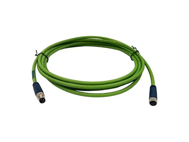 M8 - M04 - T/F04 - T - 3.0 - PUR - ETHERCAT - Actuator/Sensor Cable - 