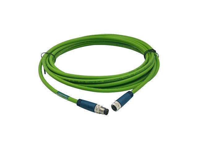 M8 - M04 - T/F04 - T - 5.0 - PUR - ETHERCAT - Actuator/Sensor Cable - 