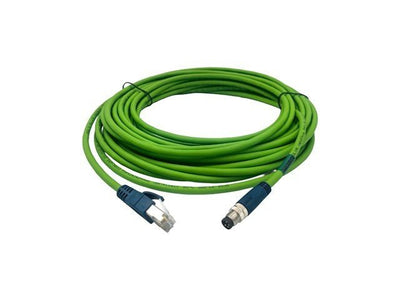 M8 - M04 - T/RJ45 - T - 3.0 - PUR - ETHERCAT - Actuator/Sensor Cable -