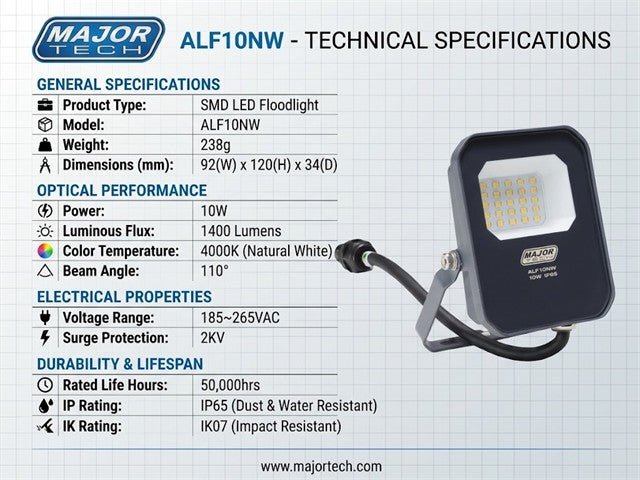 MAJ ALF10NW - Alarms & Accessories - 6008229042218