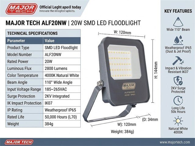 MAJ ALF20NW - Alarms & Accessories - 6008229042225