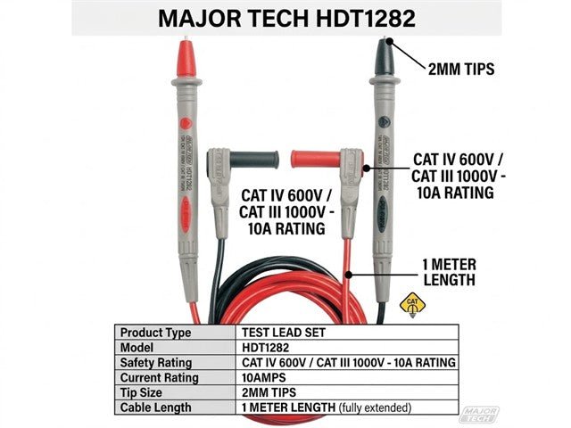 MAJ HDT1282 - Test Leads & Probes - 6008229016356