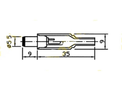 MP121M - 4,5MM SLEEVE - Audio Connectors -