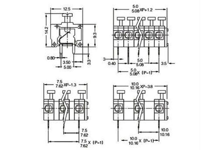 MRT1 - P7,5 - 2E - Terminals -