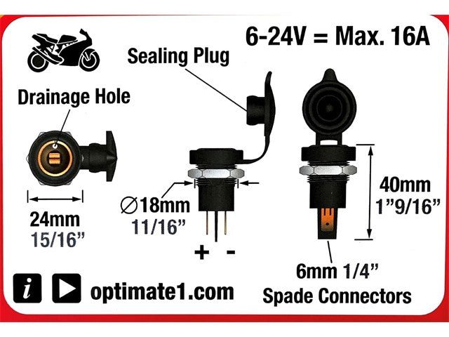 OPTIMATE 08S - Battery Accessories - 5425006140362