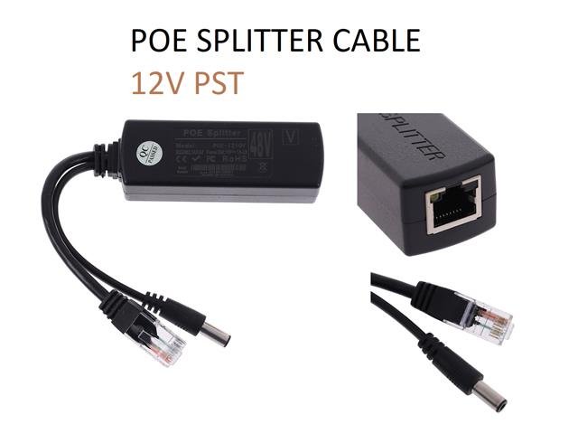POE SPLITTER 12V PST - Power over Ethernet - PoE -