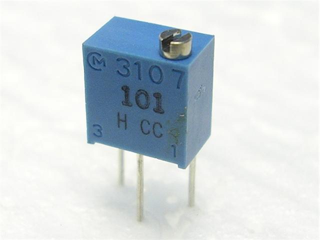 POT3107W - 1 - 500K - Potentiometers, Trimmers & Rheostats -