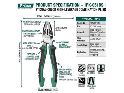 PRK 1PK-051DS - Pliers & Tweezers - 4710810380501