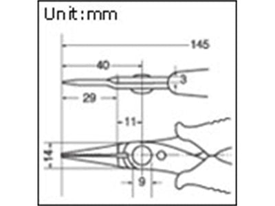 PRK 1PK-102E - Pliers & Tweezers - 4710810387135
