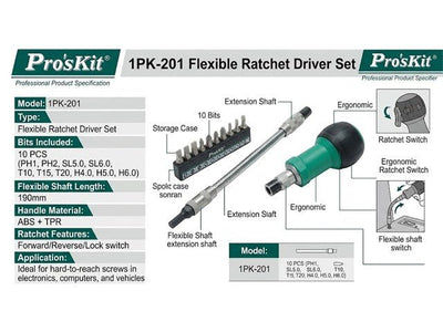 PRK 1PK-201 - Screwdrivers, Nut Drivers & Socket Drivers - 4710810382475