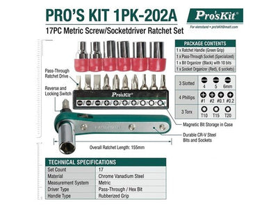 PRK 1PK-202A - Screwdrivers, Nut Drivers & Socket Drivers - 4710810386275