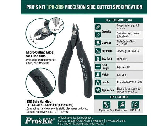 PRK 1PK-209 - Wire Stripping & Cutting Tools - 4710810392993